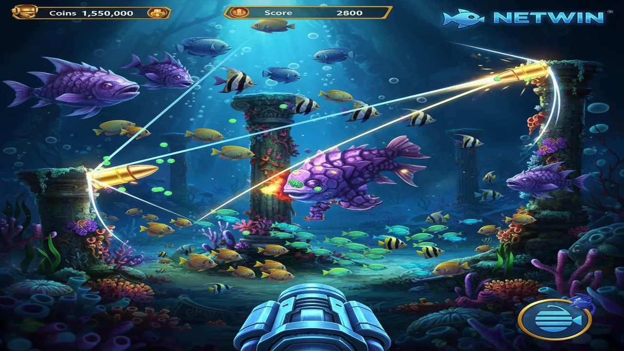 Bí quyết bắn cá dội tường: Kỹ thuật của cao thủ Netwin