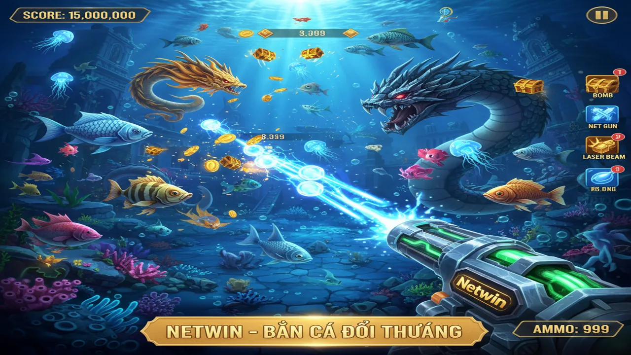 Hướng dẫn chơi Bắn cá đổi thưởng Netwin