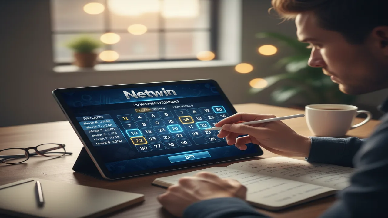 Cách chơi Keno trực tuyến: Bí quyết chọn số Netwin