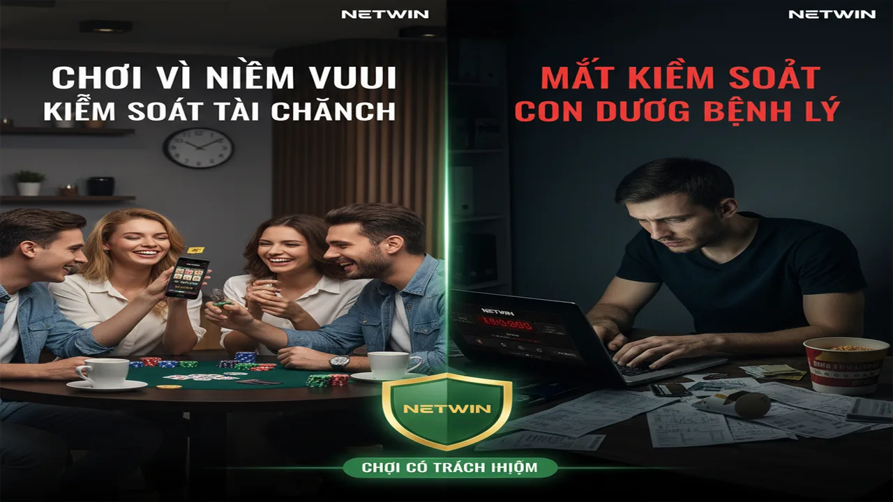 Phân biệt cờ bạc giải trí và cờ bạc bệnh lý Netwin