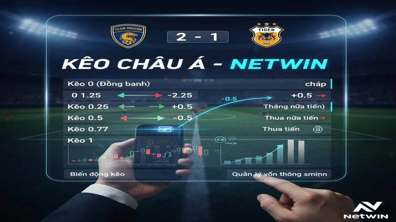 Hướng dẫn cách đọc kèo Châu Á Netwin
