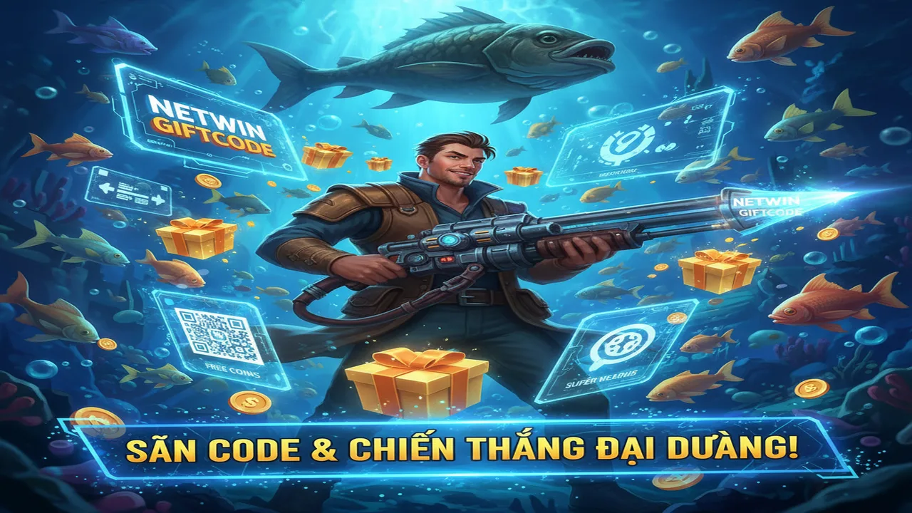 Hướng dẫn nhận Giftcode và ưu đãi chơi Bắn cá Netwin