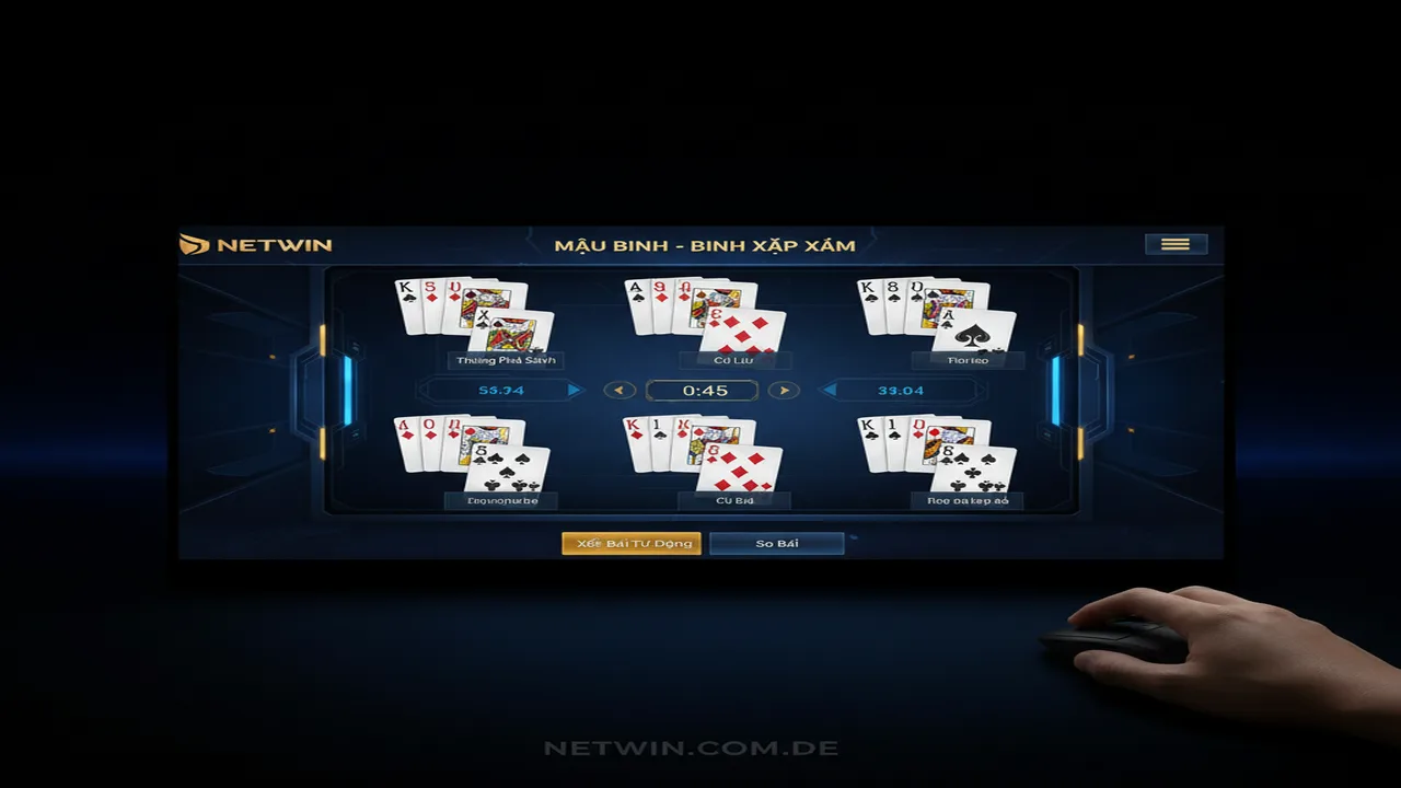 Hướng dẫn chi tiết về cách chơi Mậu Binh Netwin