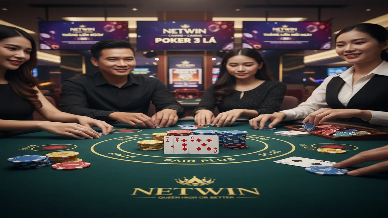Hướng dẫn chơi bài Poker 3 lá (Three Card Poker) Netwin