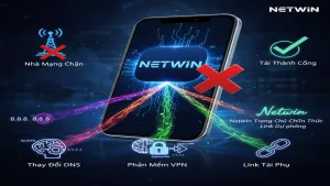 Hướng dẫn tải app khi bị nhà mạng chặn Netwin