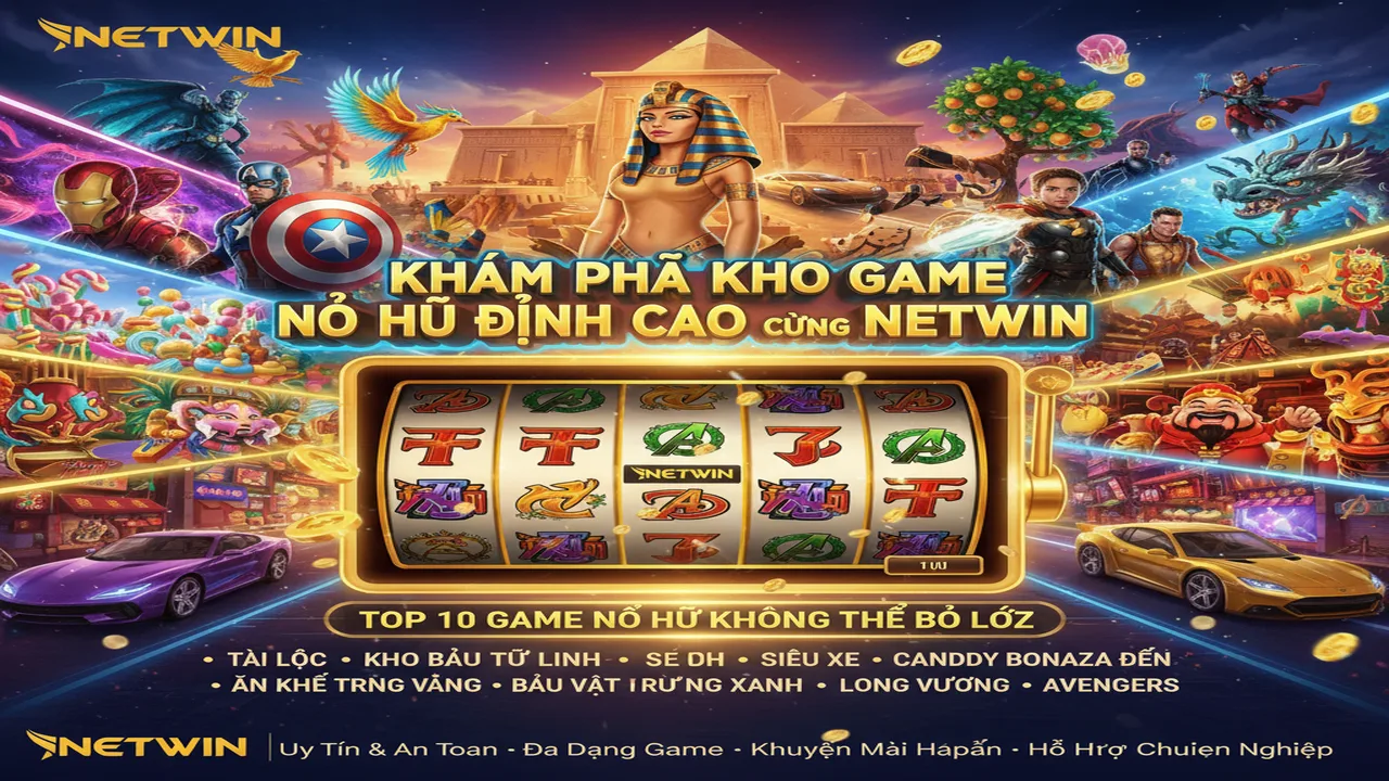 Top 10 Game Nổ hũ được yêu thích nhất Netwin