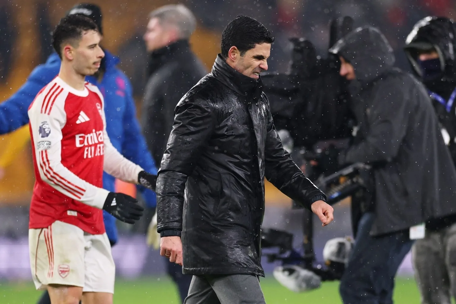 Phản ứng của HLV Mikel Arteta khi Arsenal mất chiến thắng trước Wolves